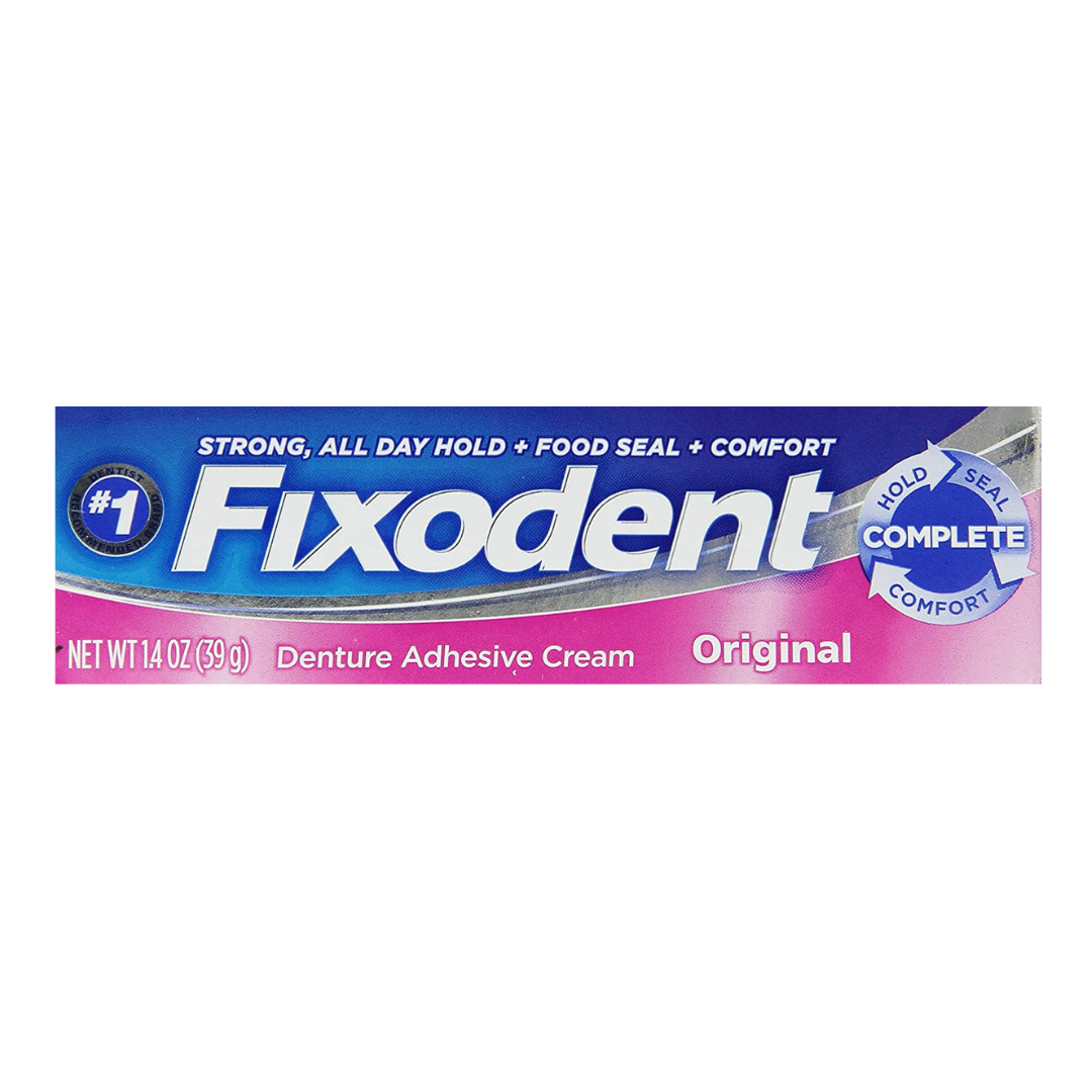 Fixodent Original Denture Adhesive Cream 1.4 Oz