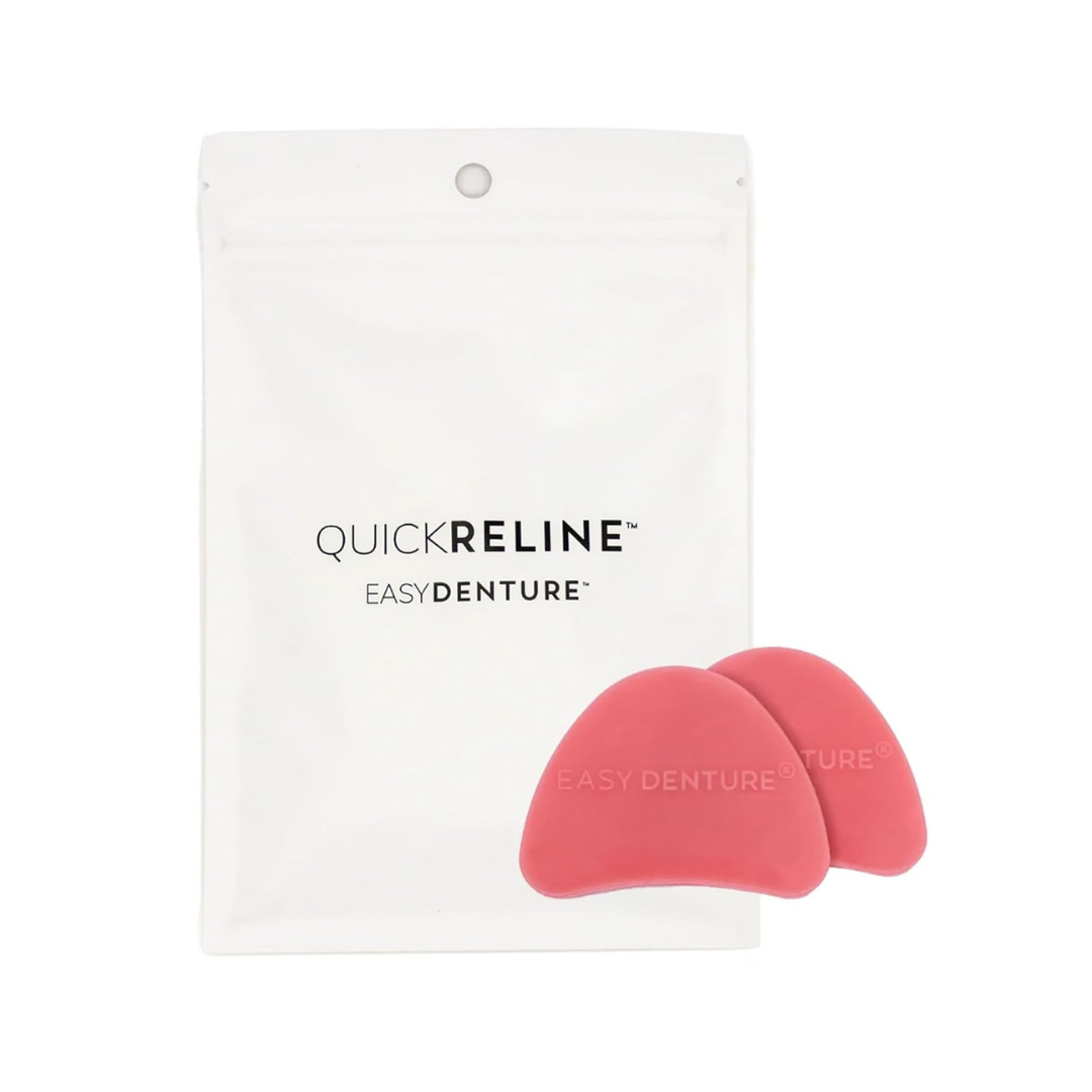 Easy Denture Quick Reline™ (Boil & Fit) Denture Reliner Kit - Pack of 2